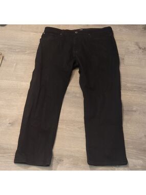 Agave waterman relaxed fit triple black flex jeans size 40